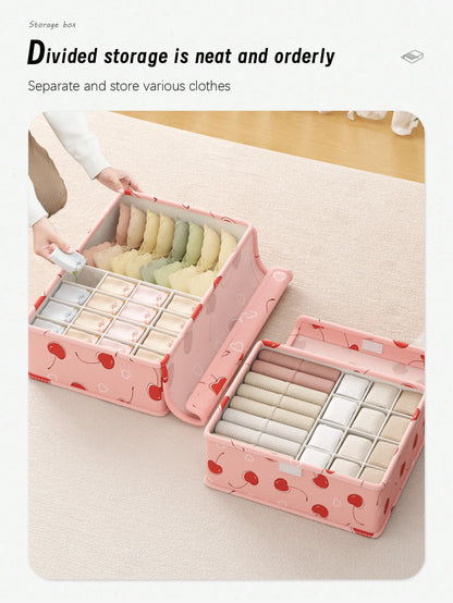 Organizador de Roupas Íntimas Dobrável com Design Moderno Praticidade Diaria