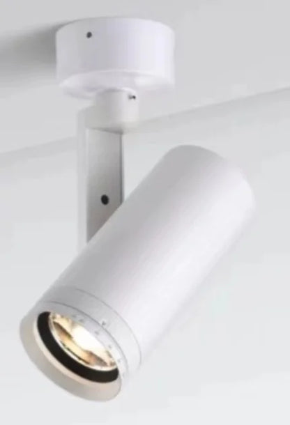 Luminária de Trilho LED COB Dimável para Teto, Spotlight com Ângulo Ajustável 10° a 55°, Sala de Jantar e Quarto