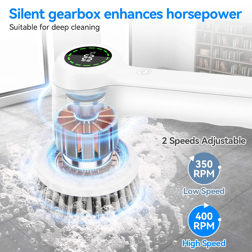 Escova Elétrica Multifuncional 5 Em 1 Recarregável USB