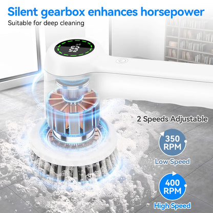 Escova Elétrica Multifuncional 5 Em 1 Recarregável USB