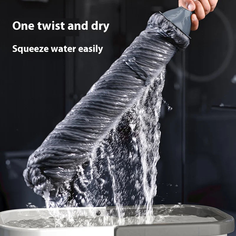 Esfregão Doméstico Com Torção Automática Para Casa