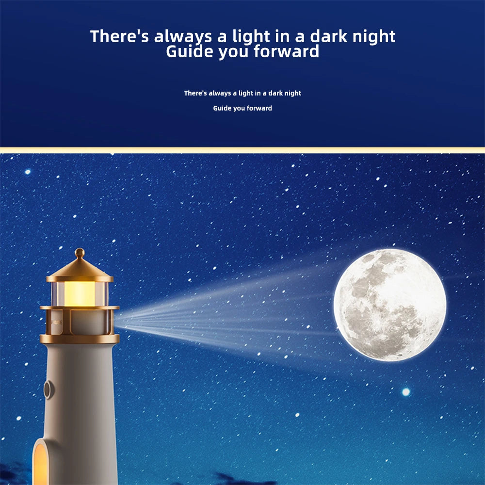 Projetor Lunar Noturno Para Quarto Com Sensor Inteligente