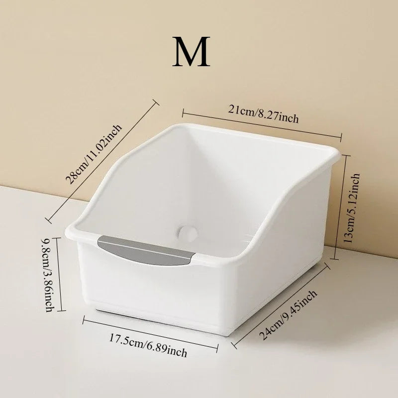 Organizador De Armário Com Rodas Grandes Caixas E Prateleiras Ajustáveis Para Espaços Estreitos Cozinha