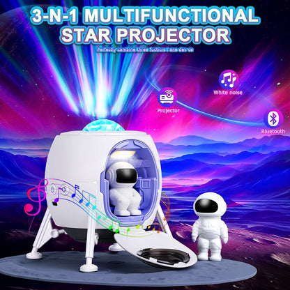 Projetor De Luz Noturna Para Quarto Cor Ajustável