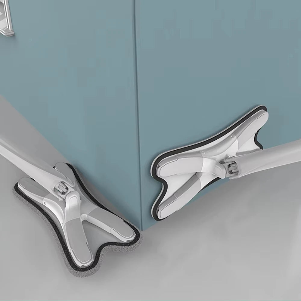 Esfregão Portátil Com Microfibra Giratória 360 Graus