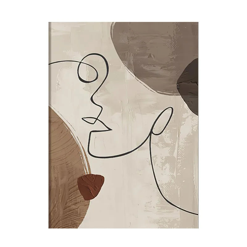 Quadro Moderno Abstrato para Sala de Estar Tela