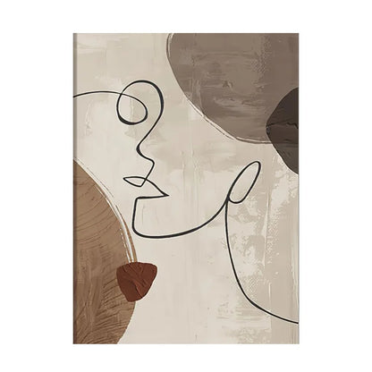 Quadro Moderno Abstrato para Sala de Estar Tela