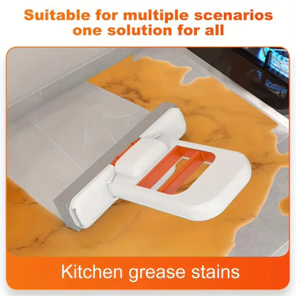 Esfregão Dobrável Multifuncional Com Cabeças Removíveis Para Cozinha