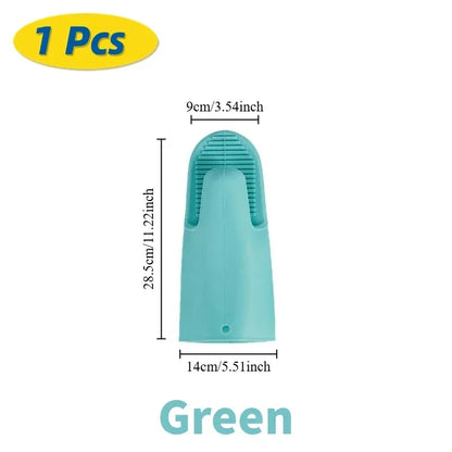 Luvas De Silicone Extensas Para Forno Microondas Antiderrapantes