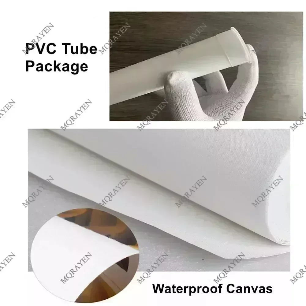 Pôster Decorativo Abstrato Para Sala De Estar Minimalista