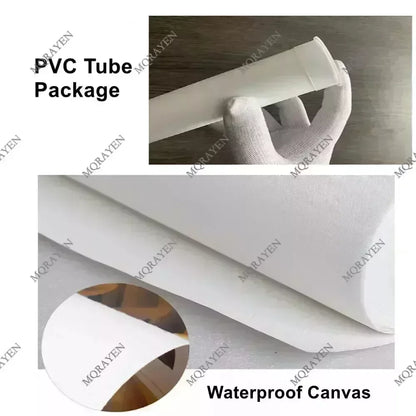 Pôster Decorativo Abstrato Para Sala De Estar Minimalista