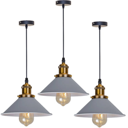 Luminária Pendente Vintage Loft Para Sala Com LED