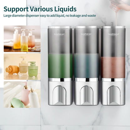 Dispensador Automático De Sabonete Líquido Para Banho 3x500ml