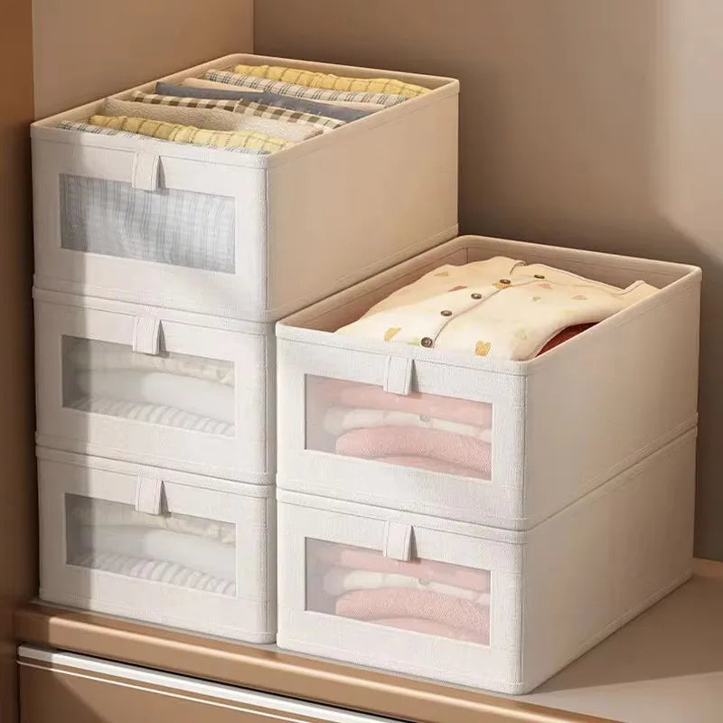 Organizador De Roupas Moderno e Elegante com Compartimentos Ajustáveis Para Guarda Roupas