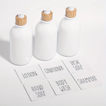 Dispenser de Shampoo e Condicionador para Banheiro Reutilizável