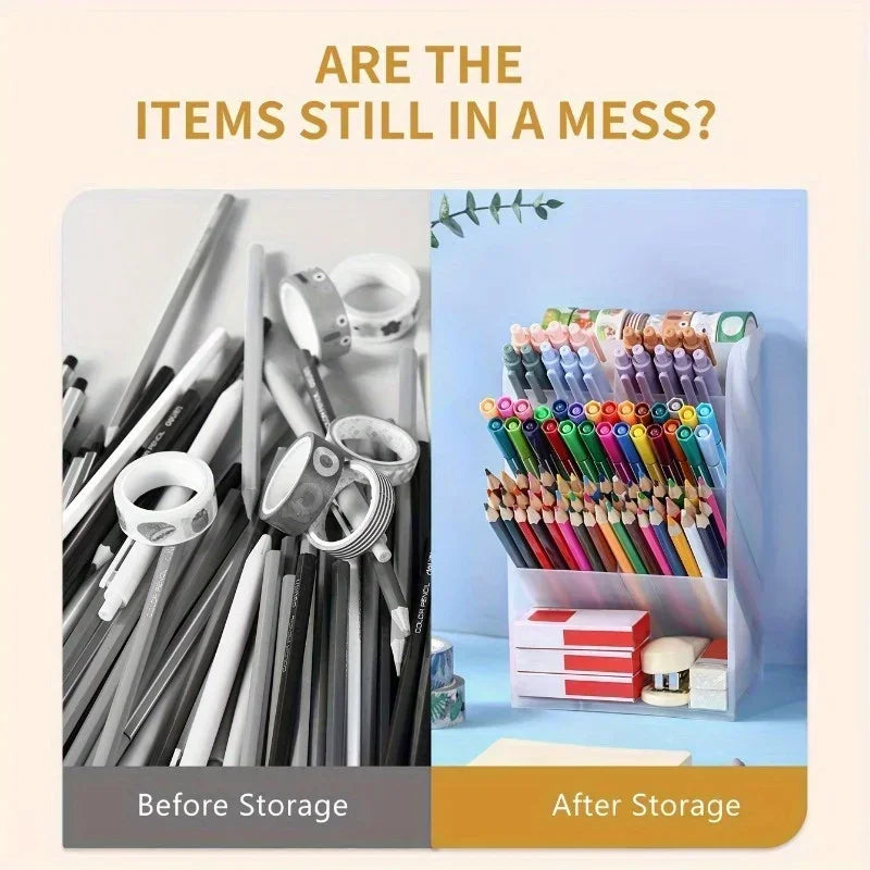 Suporte De Caneta Organizador Prático Plástico