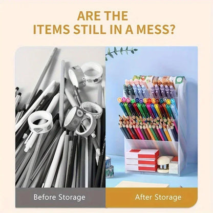 Suporte De Caneta Organizador Prático Plástico