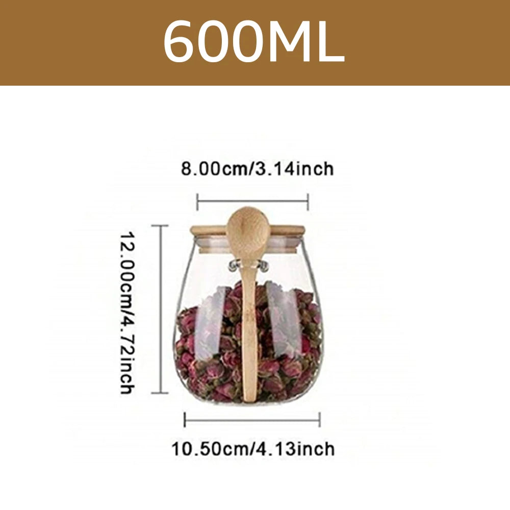 Potes Herméticos Vidro Borossilicato Para Conservação De Alimentos