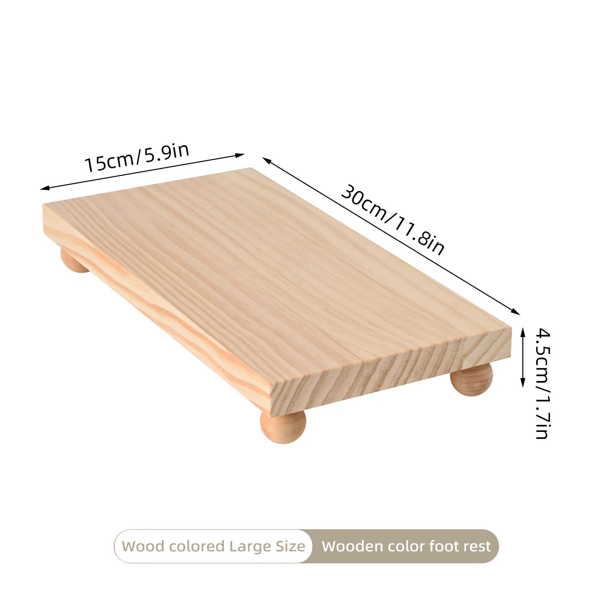 Bandeja Organizadora Multifuncional de Madeira Maciça para Joias