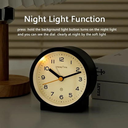 Despertador Digital Silencioso para Quarto com Luz Noturna