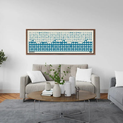 Impressão De Arte Em Tela Bauhaus Sem Moldura