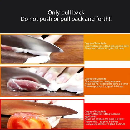 Afiador De Facas Para Cozinha Portátil Antiderrapante