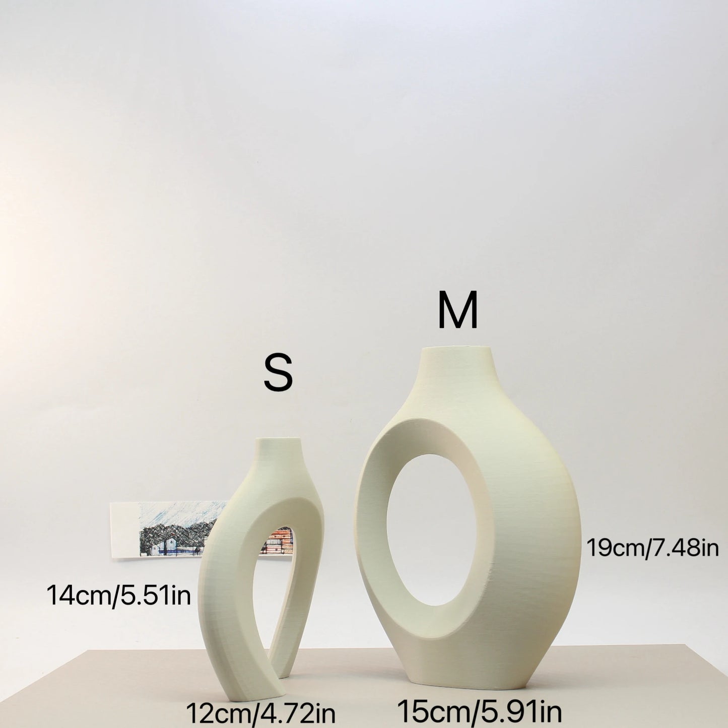 Vasos Decorativos 3D Para Sala E Escritório Ecológicos