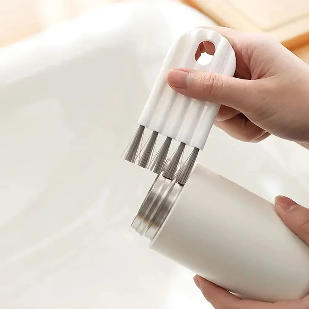 Escova Flexível Multifuncional para Limpeza de Computadores e Teclados Domésticos