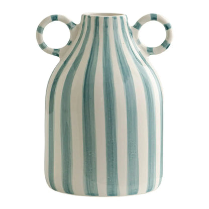 Vaso Decorativo de Porcelana Pequeno Boho Nórdico para Casa Moderna