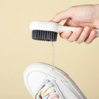 Escova Limpeza Multifuncional 2em1 Dispensador SaboneteLiquido Ergonômica Integrada