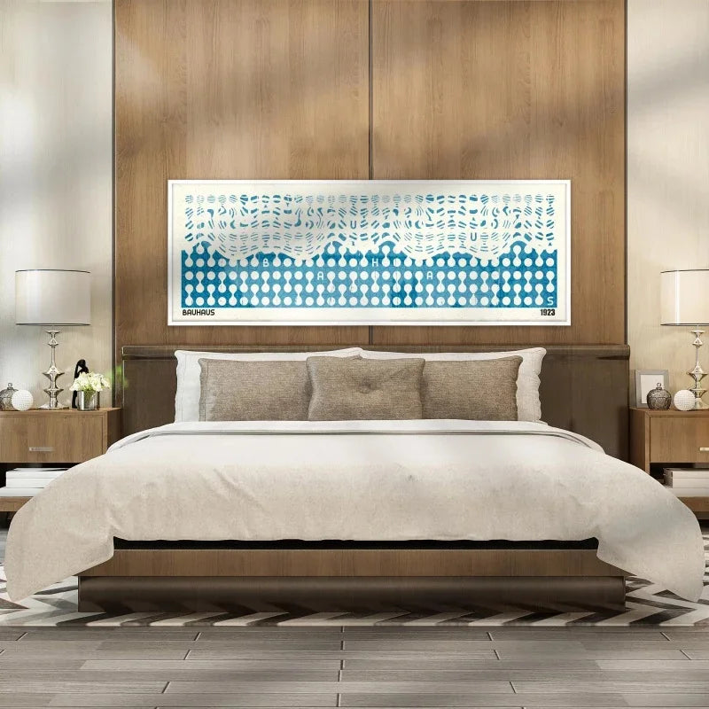 Impressão De Arte Em Tela Bauhaus Sem Moldura