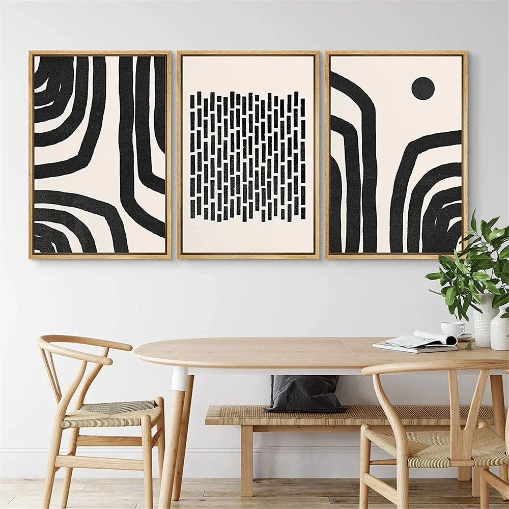 Arte Abstrata Contemporânea em Tela para Sala HD