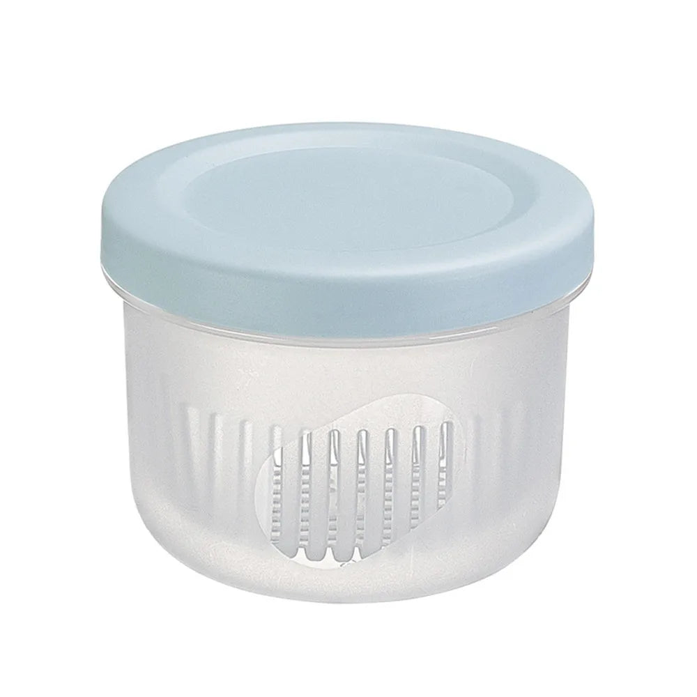 Armazenamento Inteligente De Alimentos Para Geladeira Com Dreno