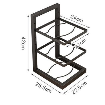 Organizador de Panelas para Cozinha – Estrutura Reforçada e Design Moderno para Máxima Organização