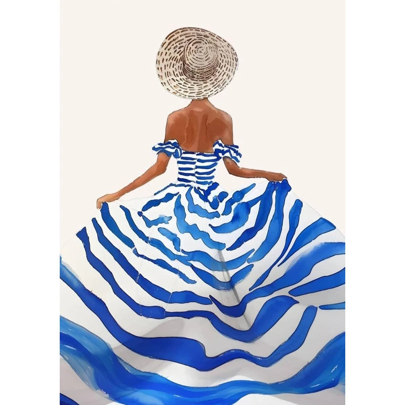 Quadro Abstrato Monocromático Em Tela Para Sala Premium