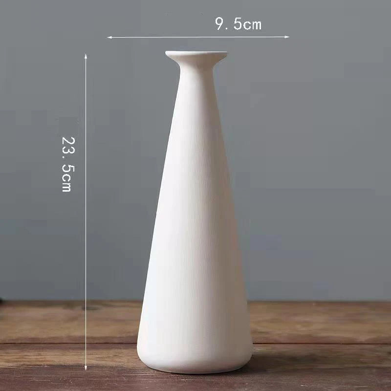 Vaso Cerâmico De Mesa Para Sala Decorativo Premium