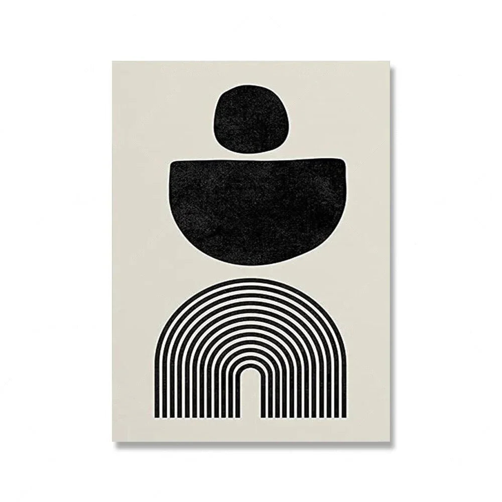 Arte Abstrata Contemporânea em Tela para Sala HD