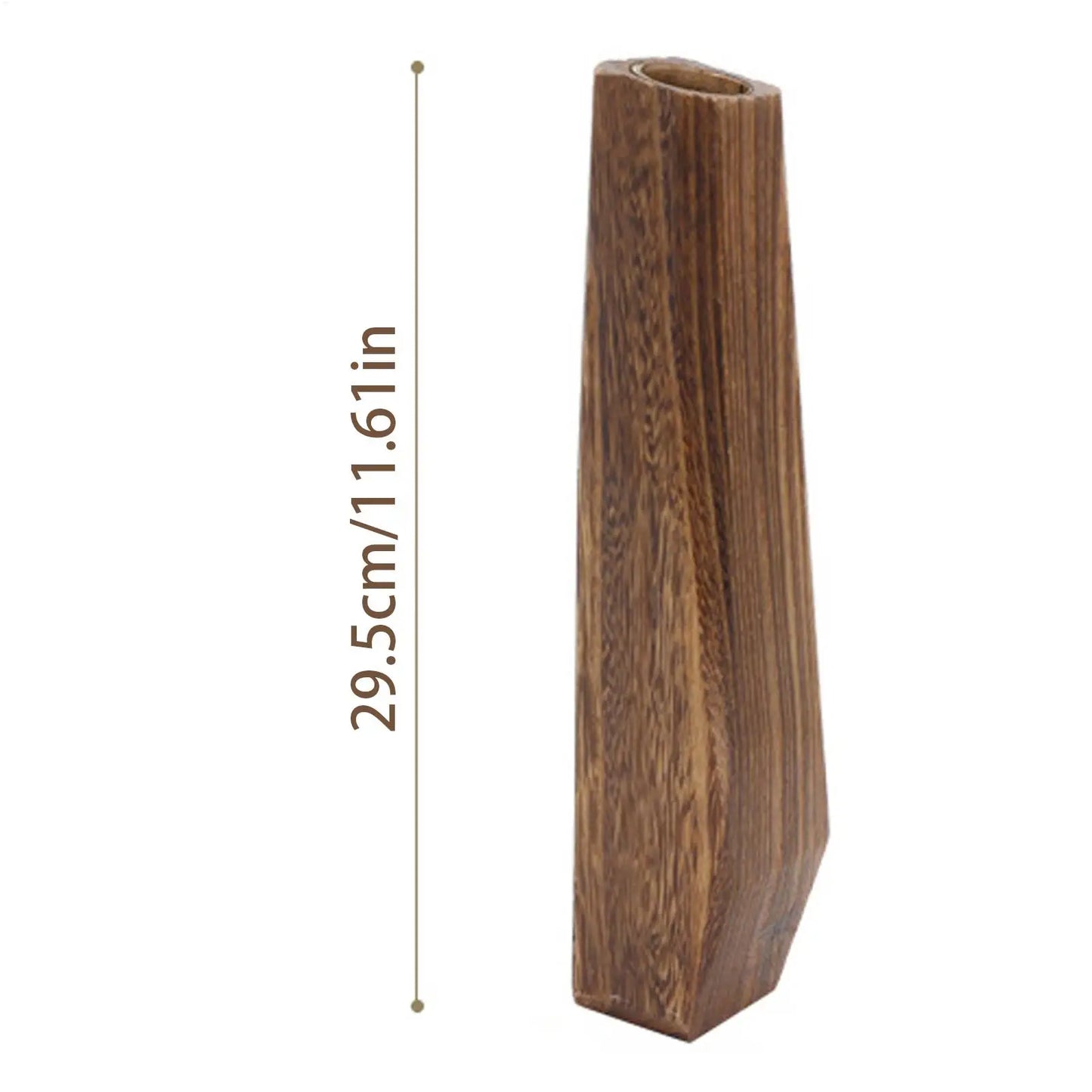 Vaso Para Decoração De Mesa Em Madeira