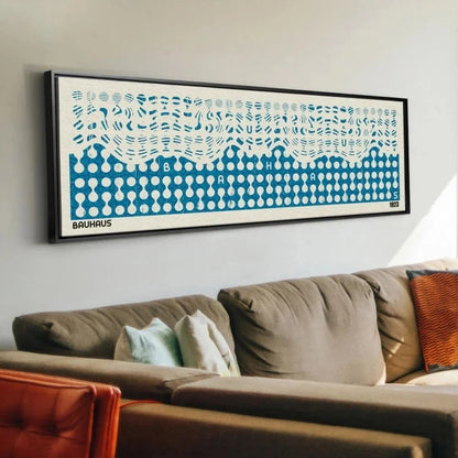 Impressão De Arte Em Tela Bauhaus Sem Moldura