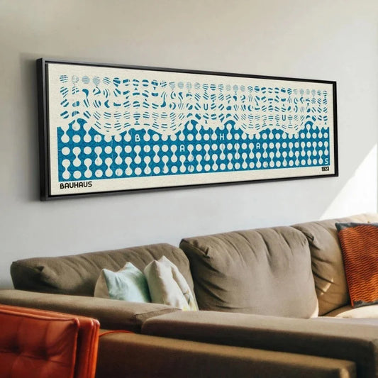 Impressão De Arte Em Tela Bauhaus Sem Moldura