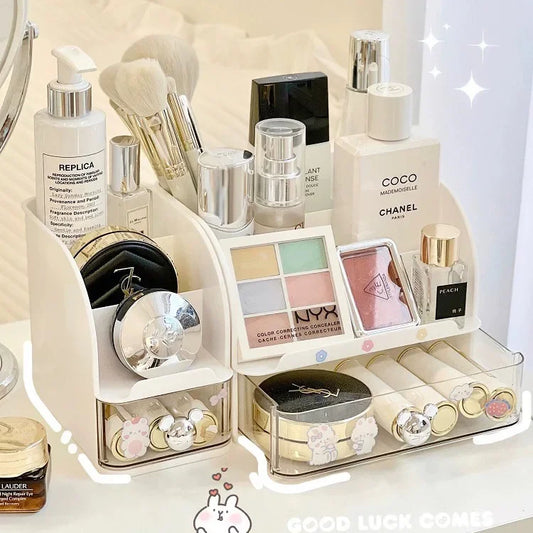 Organizador De Maquiagem Com Gaveta Minimalista
