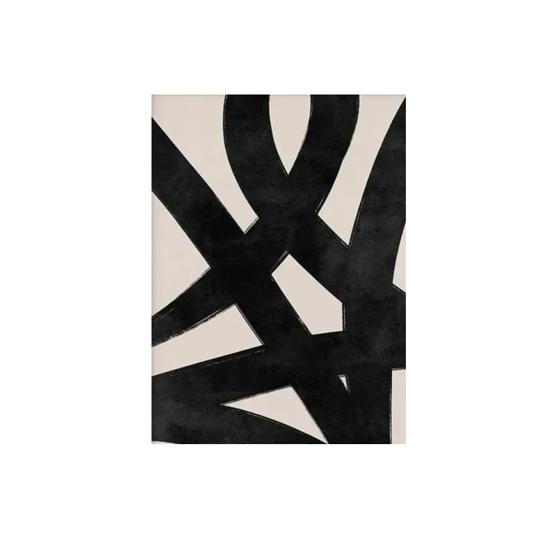 Pôster Decorativo Abstrato Para Sala De Estar Minimalista