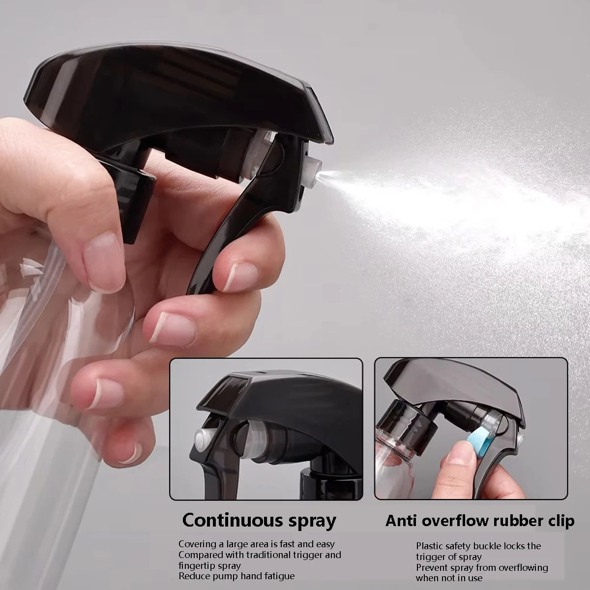 Pulverizador Névoa Fina Recarregável Para Salões Beleza Profissional