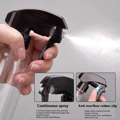 Pulverizador Névoa Fina Recarregável Para Salões Beleza Profissional