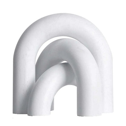 Arco Decorativo De Madeira Artesanal Para TV Boho