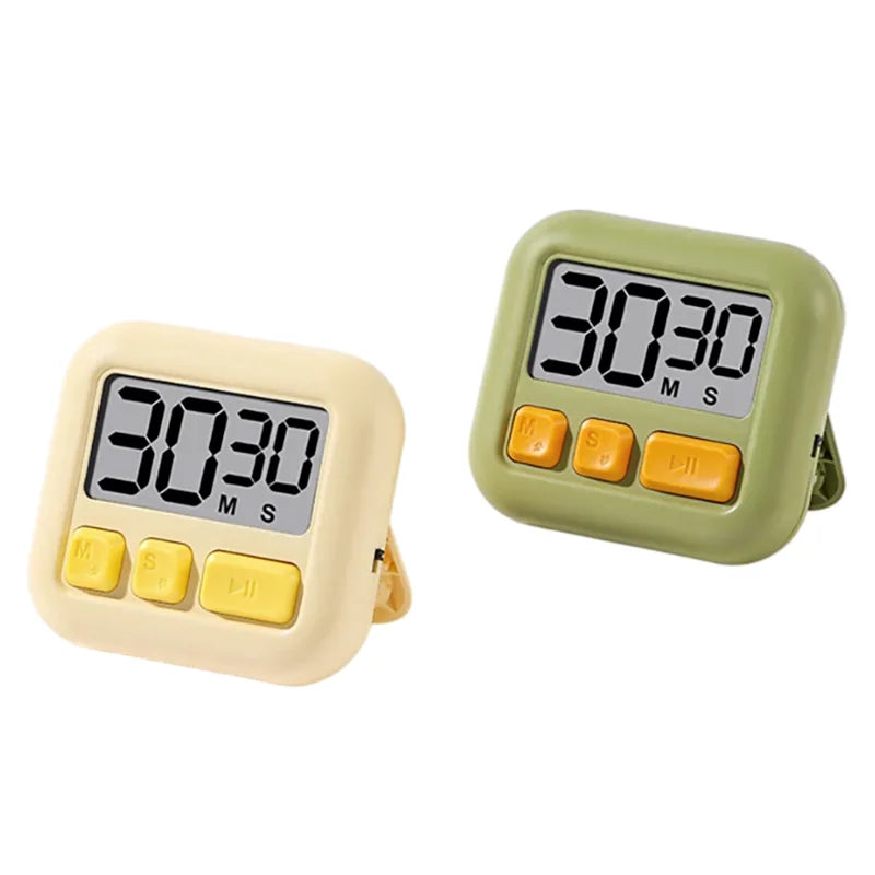 Temporizador Cozinha Profissional Bancada Ultracompleto Magnético Cronômetro Digital