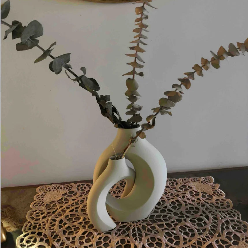 Vasos Decorativos 3D Para Sala E Escritório Ecológicos