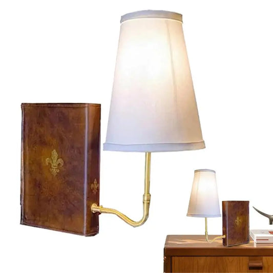 Luminária Livro Vintage Para Sala Estante Decorativa Iluminada