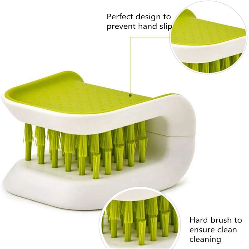 Escova de Limpeza em Forma de U para Cozinha Multifuncional