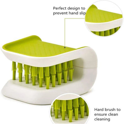 Escova de Limpeza em Forma de U para Cozinha Multifuncional